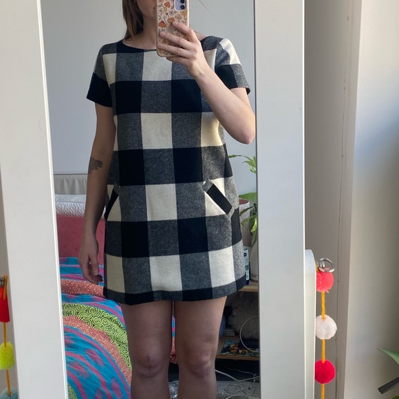 Nokomis Wool Plaid Shift Dress - Picture 10 of 12